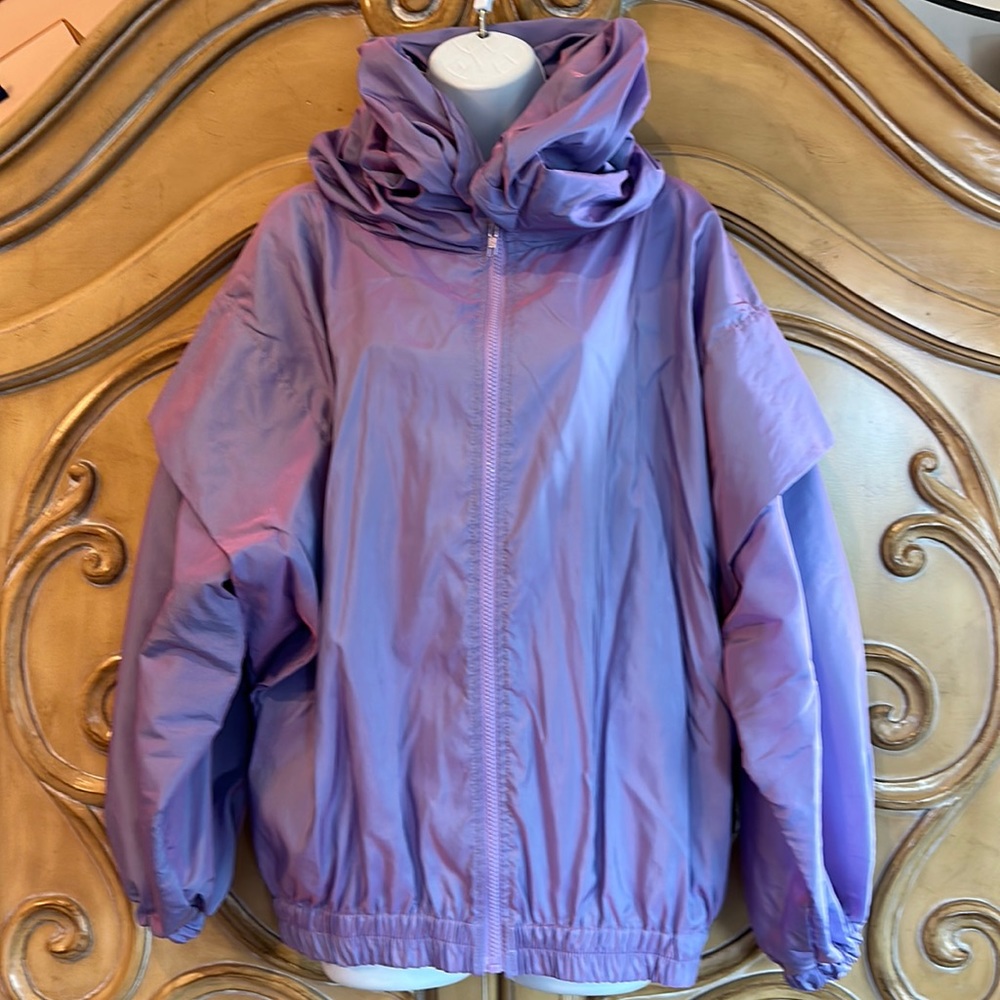 KAOS iridescent nylon jacket
